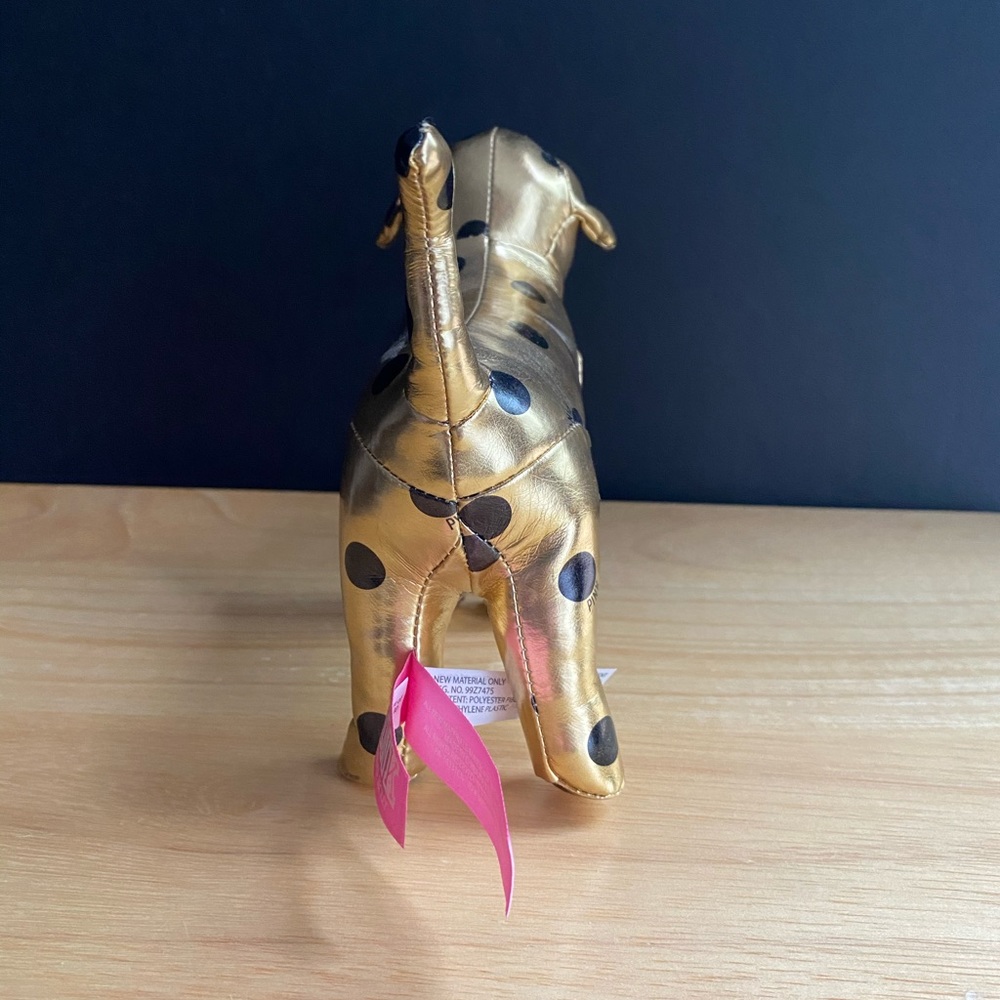 Victoria’s Secret PINK Dog Gold w/ Black Polkadots - Picture 4 of 5